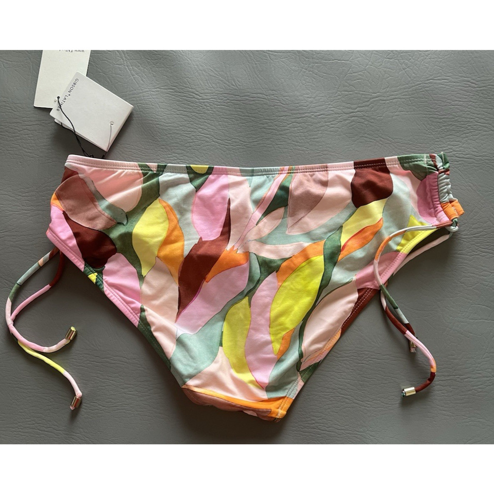 Gibson Latimer | Women Large | Bikini Swim Bottom | Cinched Sides Ties | NWT - Picture 6 of 8